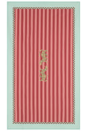 Lisa Corti x The Socialite Family - Telo Cotone 140x240 cm Tiger Bordeaux