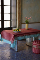 Lisa Corti x The Socialite Family - Telo Cotone 140x240 cm Tiger Bordeaux