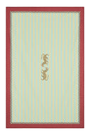Lisa Corti x The Socialite Family - Telo Cotone 180x270 cm Tiger Light Blue